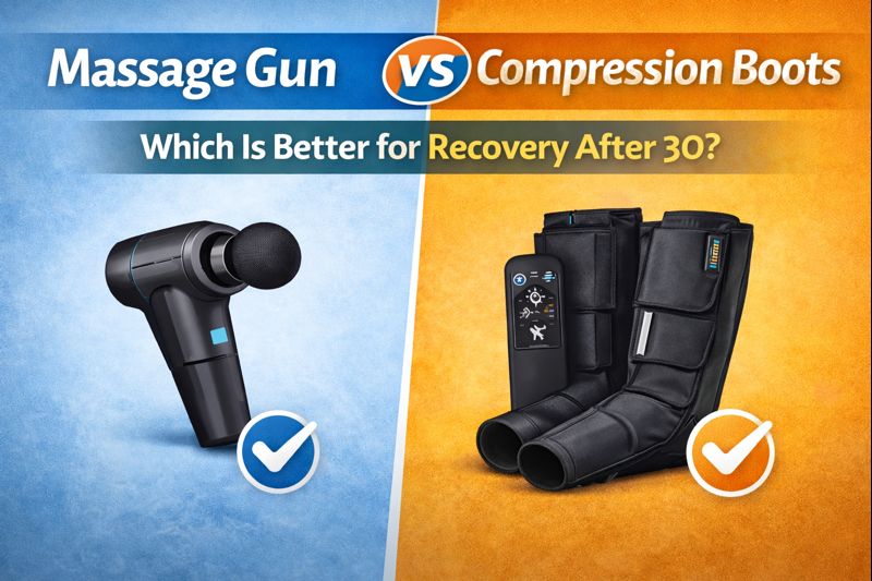 Massage Gun vs Compression Boots: Which Is Better for Recovery After&nbsp;30?